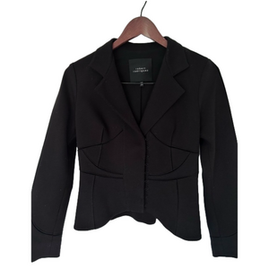 Robert Rodriguez fitted Vintage Classy Black Blazer 6